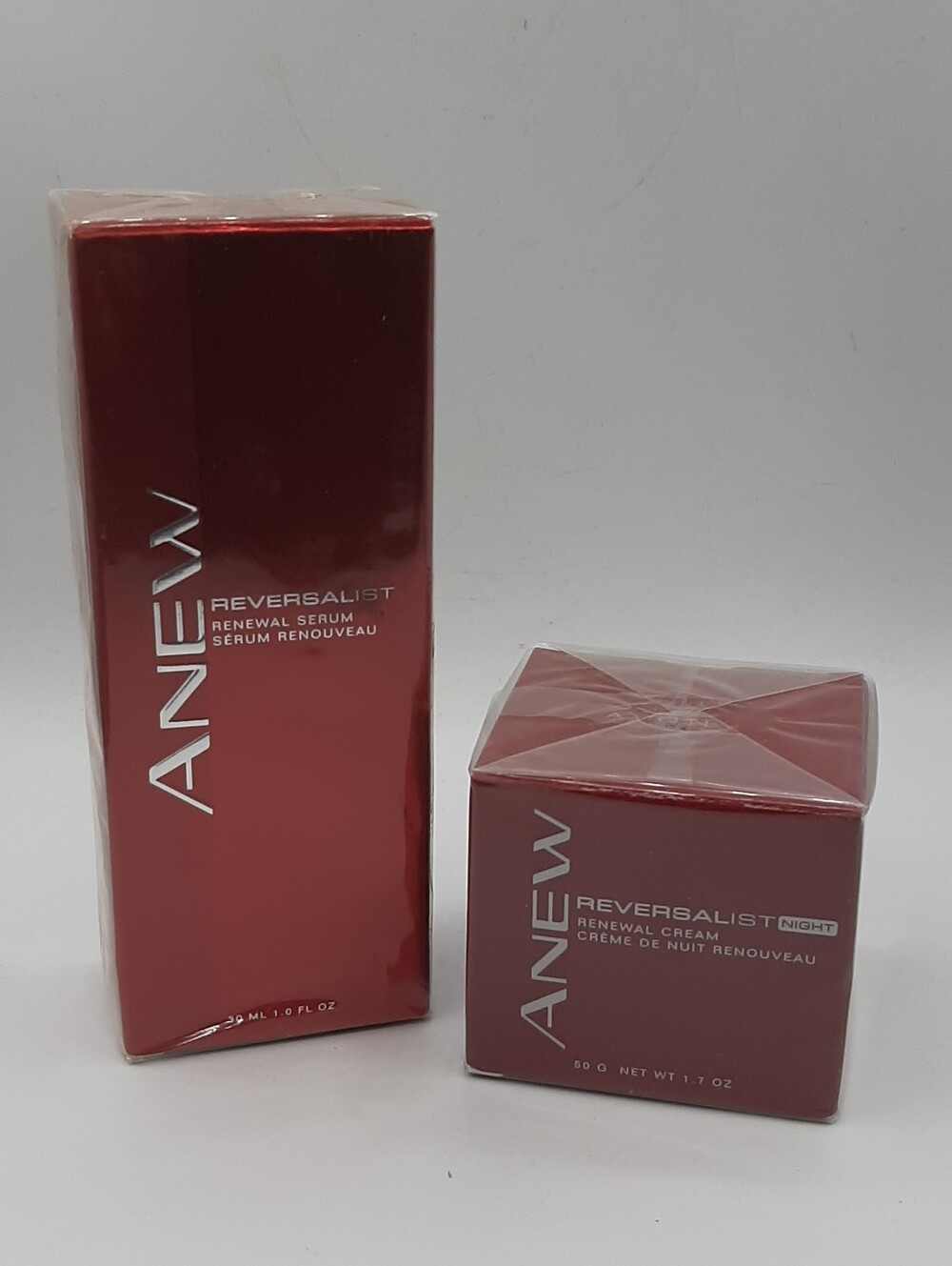 Avon Anew Reversalist Renewal Cream and Renewal Serum Full Size Sealed